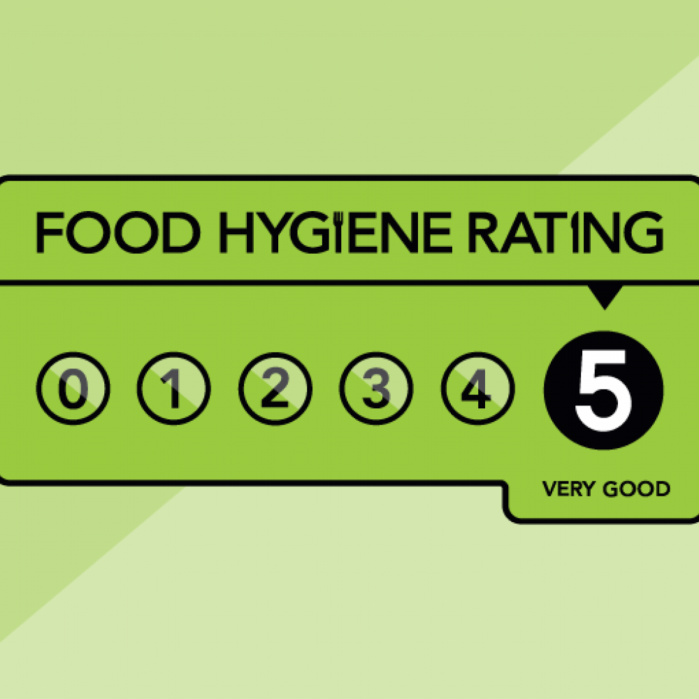 Top hygiene rating of 5